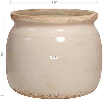 Ceramic Planter & Vase for Wabi Sabi Decor, Nordic Minimalist Flower Pot - Image 3