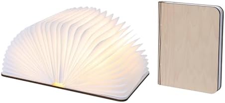 8.3 in Wooden Book Lamp, Book Lovers Gifts,Teacher Appreciation Gifts by ZBOLE