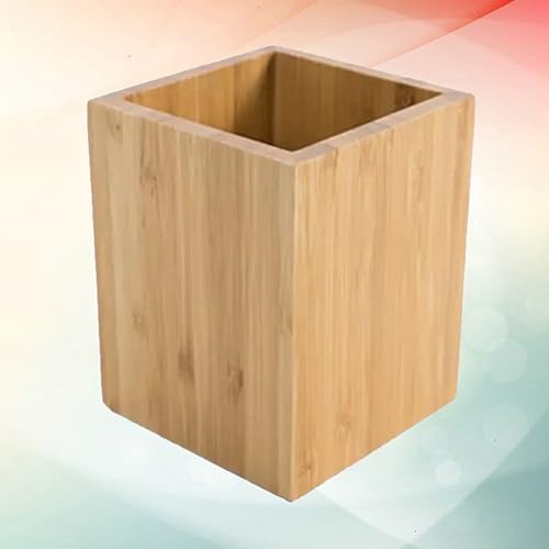 Veemoon Sturdy Bamboo Material Desk Organizing Boxes under Desk Storage Bins Stackable Storage Bins for Office - Image 6