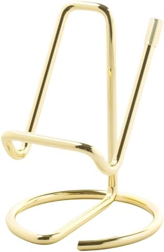 Golden Business Card Holder for Desk, Cute Metal Card Organizers - Image 2