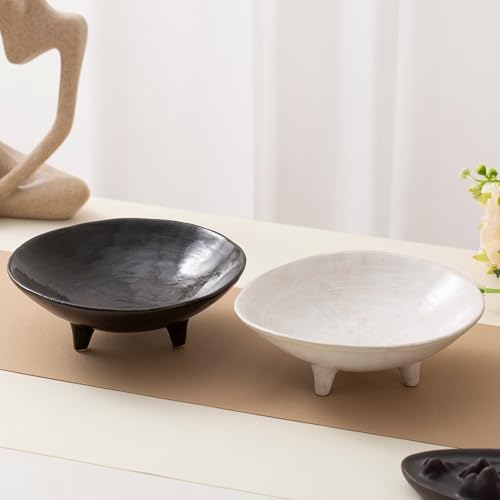 6" Decorative Bowl, Multi-Purpose Black Decorative Bowls for Keys, Candy and Home Decor, Small Ceramic Bowl - Image 5
