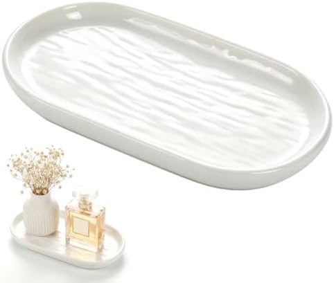 7.08 inch Ceramic Jewelry Tray Trinket Dish Plate Bowl Table Decor by Beautifulhomehappylife