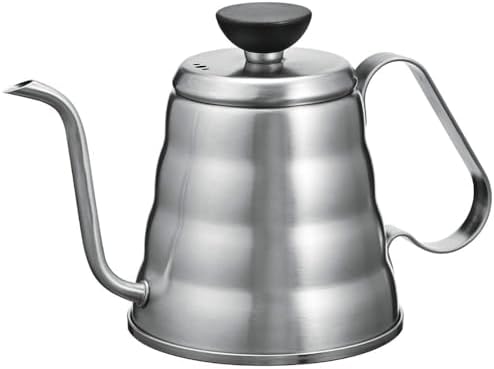 Hario Outdoor V60 Buono Metal Drip Kettle, 700ml, Silver by Hario