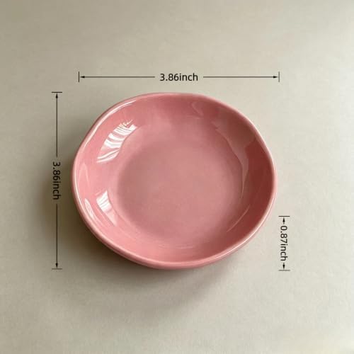 Ceramic Trinket Dish, Irregular Ring Jewelry Tray for Vanity Decor - Image 3