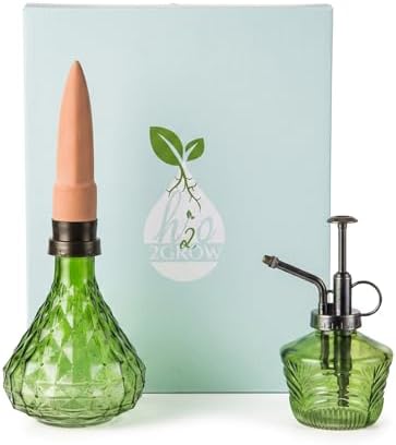 Topadorn Glass Plant Watering Kit, Plant Mister Spray Bottle by Topadorn