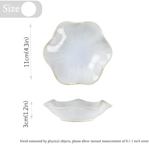 Shaped Ceramic Small Trinket Tray for Rings Earrings Keys Catchall Organizer Nightstand Or Entryway Decor Decorative Plate for Bedroom Vanity Office for Use - Image 2