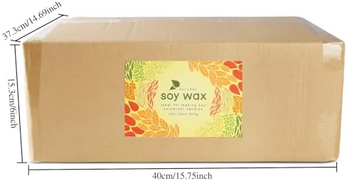 WREXCS 20 lb White Soy Wax DIY Candle Making（Flakes & Soft）,No additives and Pure，Perfect for Your DIY Projects - Image 2