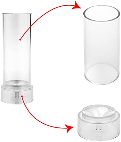 MILIVIXAY 2PCS Pillar Candle Mold -Height: 6.0inch,Diameter:2.0inch-30ft Long Wicks, 2pcs Wick Holders, a Mold Sealer and a Lead Wire Included as a Gift. - Image 6