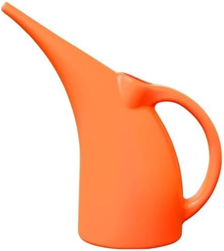 KP KOOL PRODUCTS 1/2 Gallon Watering Can - Small Indoor/Outdoor Plastic Waterer - Orange - 1 Pack by KOOLPRODUCTS