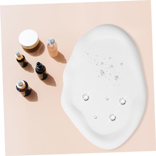 Zerodeko Ceramic Jewelry Tray Plate Ring Dish Trinket Dish Dessert Plate Salad Sushi Tray for Home Bedroom Kitchen - Image 4