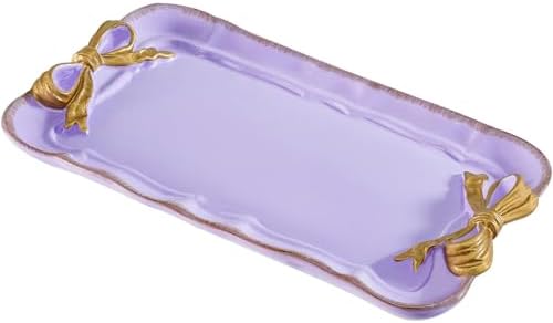Warmtree Bow Jewelry Tray, Coquette Trinket Dish, Vanity Decor by Warmtree