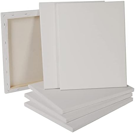 Canvases for Painting 5x7 Inch 6-Pack,100% Cotton Primed Painting Canvas Panels, Stretched Canvas Boards is for Professionals,Students & Kids, for Acrylic Paint, Oil, Watercolor, Gouache - Image 2