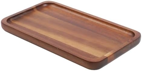 Rectangular Wooden Serving Tray for Tea, Coffee, and Desserts - Natural Wood Finish with Smooth for Home, Kitchen, or Café Decor - Elegant Japanese(TP01（Small）) - Image 3