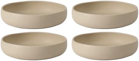 Bloomhouse - Two Time Oprah's Favorite Things Winner - Corsica Clay 4-Piece Meal and Pasta Bowl Set – Cappuccino Cream Stoneware for Dinner, Serving & Everyday Use by Unknown