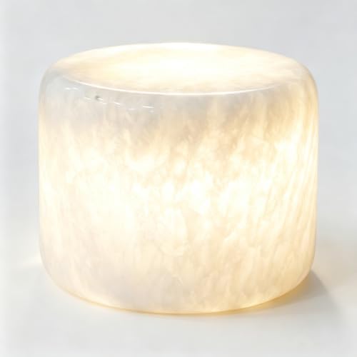 Natural Marble LED Desk Lamp Touch Control Rechargeable Dimmable - Image 7