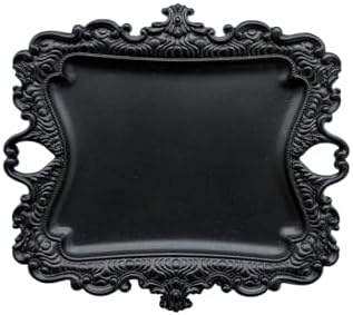 khtumeware 1 Pack Jewelry Dish Matte Black Jewelry Trays ideal for holding jewelry rings and large jewelry storage trinkets. by khtumeware
