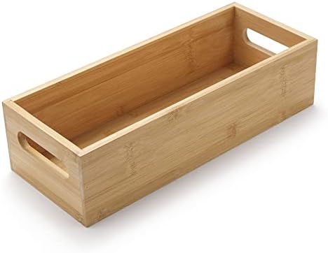 Toilet Tank Paper Basket for Back of Tank Top, Bamboo Bathroom Storage for Organizing (15 x 6 x 4 inch) - Image 4