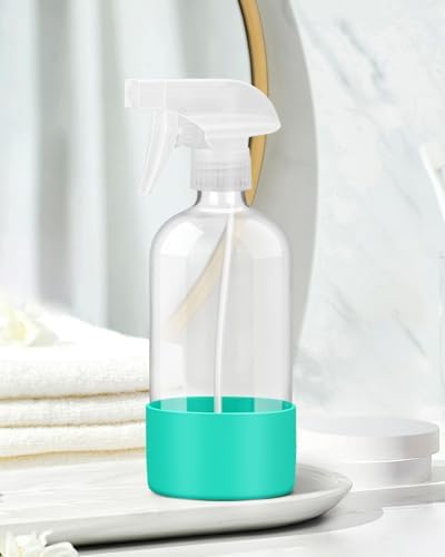 Glass Spray Bottles for Cleaning - 16 oz Spray Bottles with Silicone Sleeve - Image 5