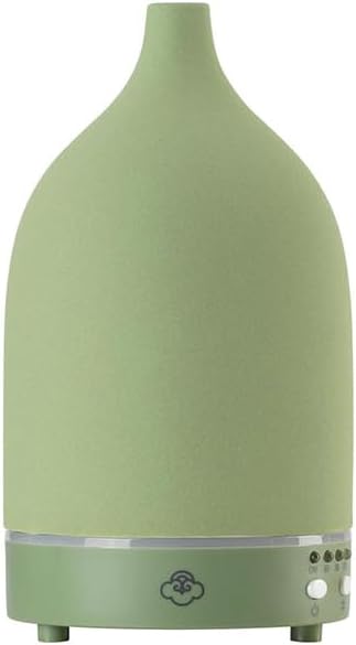 Serene House Vapor Ultrasonic Essential Oil Diffuser Ceramic Green 90ml by serenehouse