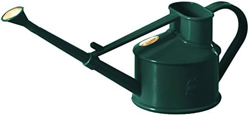 Haws Handy Plastic Watering Can, Mini Water Can for Indoor Plants, Succulents and Flowers, Green, 1 Pint by Bosmere