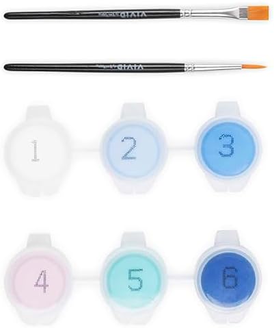 Brea Reese Vivid 6x6 Acrylic Mini Paint-by-Number Kit, Balloon Dog Art - Image 5