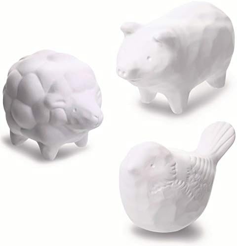 Aroma Ceramic Stone Diffuser [Made in Japan] Aromatherapy Passive Essential Oil Diffuser, Non-Electric Eco-Friendly, Unique, Cute, Animal, Design for Women, Men, and Gifts (3pcs Set) by TerraDistribution