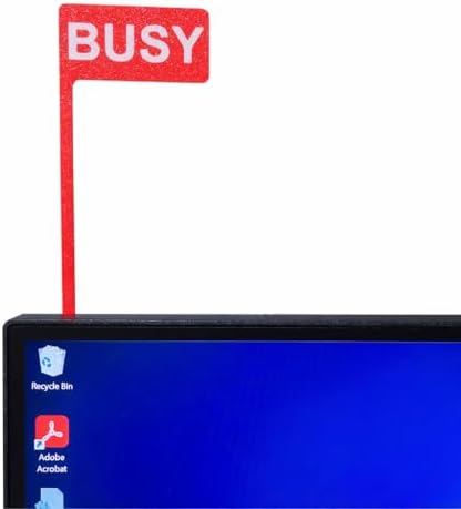 Desk Status Flag - Busy/on Call/Meeting/Back off - Focus Indicator for Home Office - Work from Home Desk Sign - Productivity Desk Accessory - PLA Material - Image 7