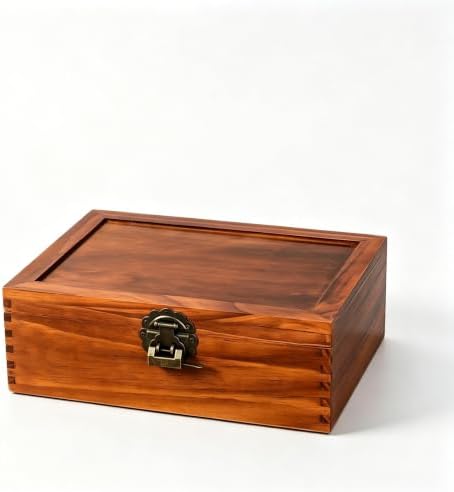 Solid Wood Desktop Organizer 1-Drawer Stackable Storage Box by Unknown
