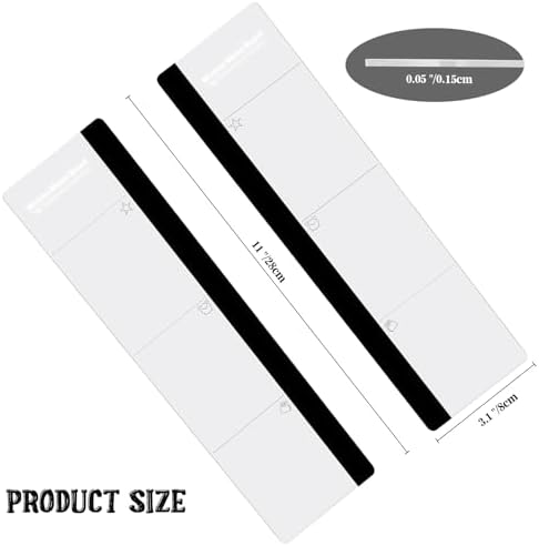 Office Supplies for Women Men 2pcs Monitor Memo Board with Functional Areas - Image 2