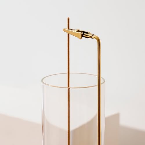 Incense Holder for Sticks, Anti-Ash Flying Incense Burner with 30 Incense Sticks, Detachable Glass Ash Catcher (Wood, Brown) - Image 5