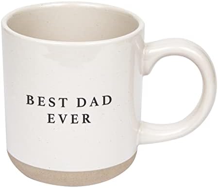Sweet Water Decor Best Dad Ever Mug - 14oz Stoneware Mug- Gifts for Fathers, New Dad, Best Dad Gifts from Kids - Microwave and Dishwasher Safe by SweetWaterDecor