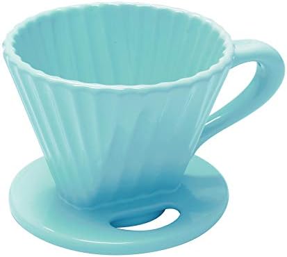 Chantal "Lotus ceramic pour over coffee dripper, 8 ounces (Aqua) by Chantal