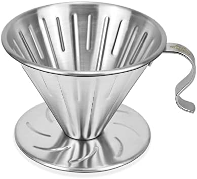 MERMOO YILAN Durable Pour Over Coffee Dripper for 1-4cups Filter Holder by MERMOOYILAN