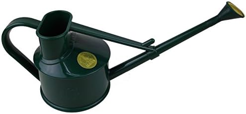 Haws Handy Plastic Watering Can, Mini Water Can for Indoor Plants, Succulents and Flowers, Green, 1 Pint - Image 3
