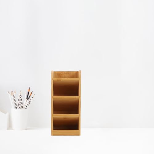 GLEAVI Wood Desk Organizer Pen Holder for Office and Home Use - Image 5