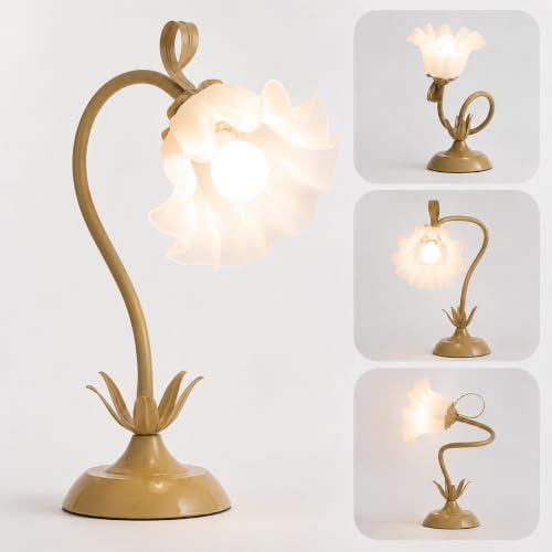 WERFOP Flower Table Lamp Cute Desk Lamp for Bedroom Home Decor by WERFOP