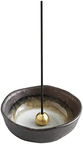 Asayu Japan Small Mini Incense Holder for Sticks 3.3in (83mm) Ceramic Ash by AsayuJapan