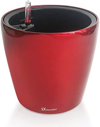 Dexceder 9x8 Self Watering Planter (Red High Gloss) by Dexceder