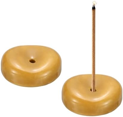 uxcell 2Pcs Ceramic Incense Holder Stick Incense Burner Holder Brown by uxcell
