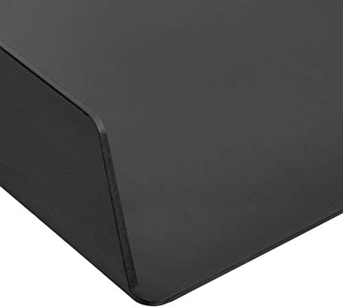 Amazon Basics Rectangular Plastic Desk Organizer, Letter Tray for Documents and Office Supplies, File Storage, Black, 12-Pack - Image 4