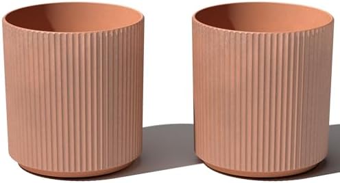 Veradek Demi Series Planter - Large Round Outdoor Planter by VeradekOutdoor