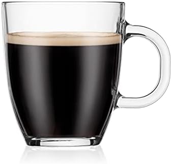 Bodum Bistro Coffee Mug Single-Wall Tempered Glass, 6 Count, Clear, 10.1 Ounces (Pack of 3) - Image 4