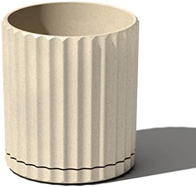 Veradek Demi Series Demi 6" Planter w/Tray, Sand by VeradekOutdoor