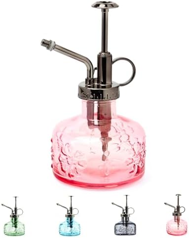 XXXFLOWER Glass Plant Mister Spray Bottle Pink 180ml/6 oz by XXXFLOWER