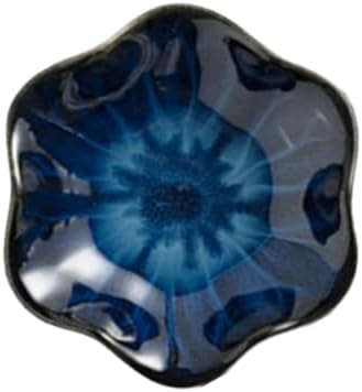 Ceramic Trinket Tray, Petal Shaped Catchall for Vanity, Nightstand or Desk, Small for Jewelry and Tiny by Unknown