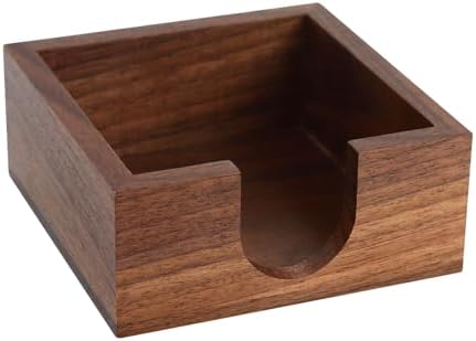 MultiBey Walnut Wood Sticky Notes Memo Pad Holder Dispenser for Desk by MultiBey