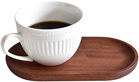 Small Serving Wooden Tray Salad Plates for Fruit Cookie Platter 3.9x7.1inch by Beautifulhomehappylife
