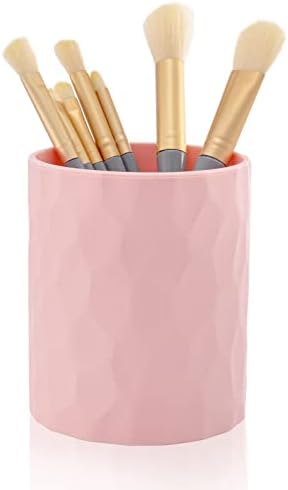 minimaliving Pen Holder,Nordic Style Silicone Waterproof Pencil Holder for Desk Simple&Modern Minimalist Makeup Organizer Multifunctional Office Supplies for Home,Kids and School (Pink) by minimaliving