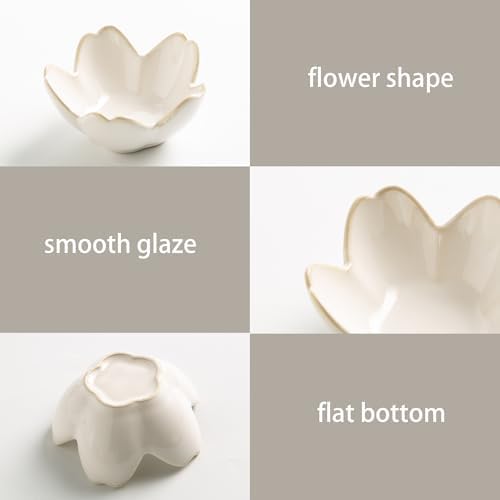 Flower Ring Holder Dish, Ceramic Jewelry Tray, Small Trinket Dish - Image 3