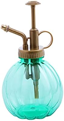 Mini Plant Mister Vintage Style Decorative Water Spray Bottle with Top Pump Small Watering Can for Indoor Potted Plants 1Pc Green,Vintage Glass Plant Atomizer by Peosaard